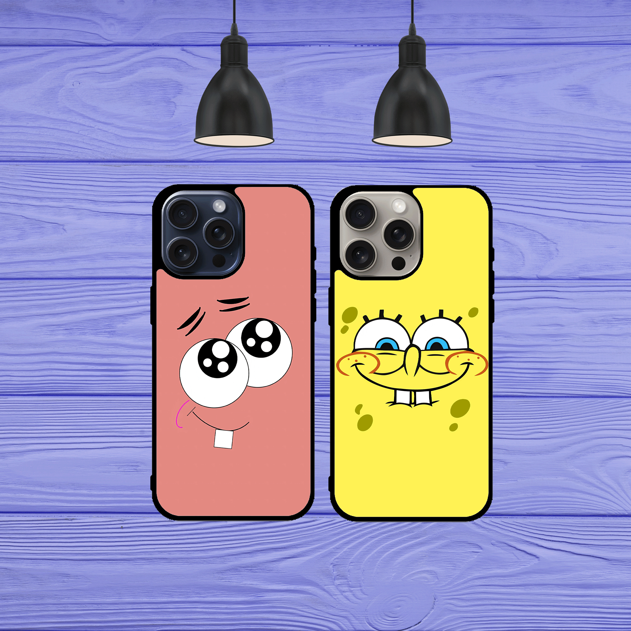 Carcasa Patricio y Bob Esponja